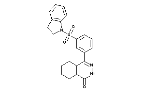 4-(3-indolin-1-ylsulfonylphenyl)-5,6,7,8-tetrahydro-2H-phthalazin-1-one