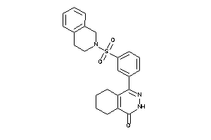 4-[3-(3,4-dihydro-1H-isoquinolin-2-ylsulfonyl)phenyl]-5,6,7,8-tetrahydro-2H-phthalazin-1-one