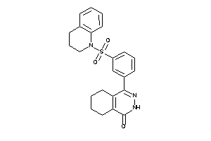 4-[3-(3,4-dihydro-2H-quinolin-1-ylsulfonyl)phenyl]-5,6,7,8-tetrahydro-2H-phthalazin-1-one