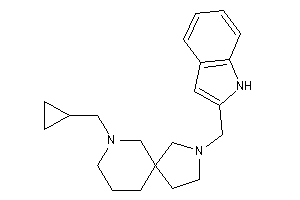 7-(cyclopropylmethyl)-2-(1H-indol-2-ylmethyl)-2,7-diazaspiro[4.5]decane