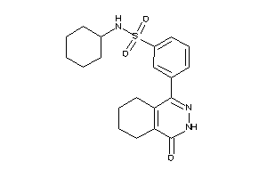 N-cyclohexyl-3-(4-keto-5,6,7,8-tetrahydro-3H-phthalazin-1-yl)benzenesulfonamide