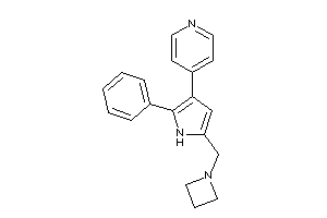 Image of 4-[5-(azetidin-1-ylmethyl)-2-phenyl-1H-pyrrol-3-yl]pyridine