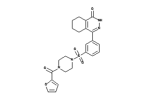 4-[3-[4-(2-furoyl)piperazino]sulfonylphenyl]-5,6,7,8-tetrahydro-2H-phthalazin-1-one