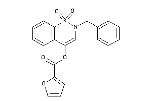 Furan-2-carboxylic Acid (2-benzyl-1,1-diketo-benzo[e]thiazin-4-yl) Ester