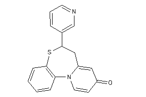 Image of 6-(3-pyridyl)-6,7-dihydropyrido[2,1-d][1,5]benzothiazepin-9-one