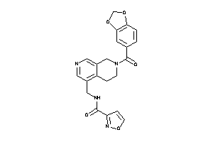 N-[(7-piperonyloyl-6,8-dihydro-5H-2,7-naphthyridin-4-yl)methyl]isoxazole-3-carboxamide