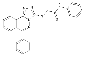 N-phenyl-2-[(6-phenyl-[1,2,4]triazolo[3,4-a]phthalazin-3-yl)thio]acetamide