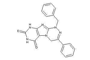 1-benzyl-3-phenyl-4,9-dihydropurino[8,7-c][1,2,4]triazine-6,8-quinone