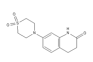 7-(1,1-diketo-1,4-thiazinan-4-yl)-3,4-dihydrocarbostyril