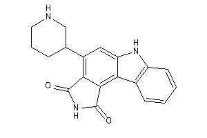 4-(3-piperidyl)-6H-pyrrolo[3,4-c]carbazole-1,3-quinone