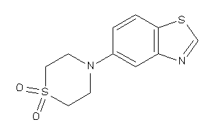 4-(1,3-benzothiazol-5-yl)-1,4-thiazinane 1,1-dioxide