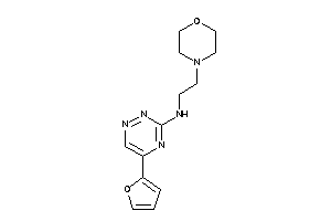 [5-(2-furyl)-1,2,4-triazin-3-yl]-(2-morpholinoethyl)amine