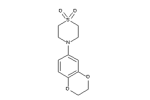 4-(2,3-dihydro-1,4-benzodioxin-6-yl)-1,4-thiazinane 1,1-dioxide