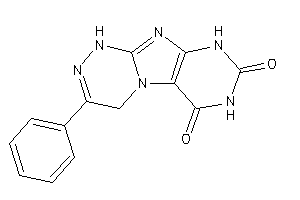 3-phenyl-4,9-dihydro-1H-purino[8,7-c][1,2,4]triazine-6,8-quinone