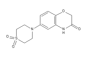 6-(1,1-diketo-1,4-thiazinan-4-yl)-4H-1,4-benzoxazin-3-one