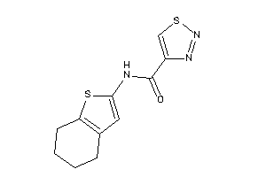 N-(4,5,6,7-tetrahydrobenzothiophen-2-yl)thiadiazole-4-carboxamide
