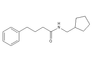 N-(cyclopentylmethyl)-4-phenyl-butyramide