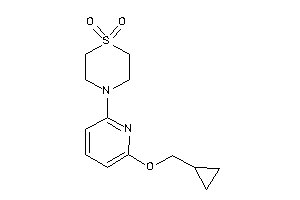 4-[6-(cyclopropylmethoxy)-2-pyridyl]-1,4-thiazinane 1,1-dioxide