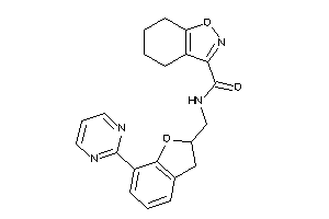 Image of N-[[7-(2-pyrimidyl)coumaran-2-yl]methyl]-4,5,6,7-tetrahydroindoxazene-3-carboxamide