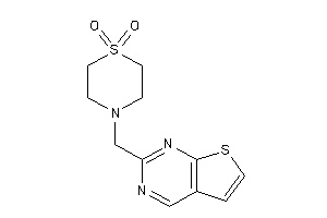 4-(thieno[2,3-d]pyrimidin-2-ylmethyl)-1,4-thiazinane 1,1-dioxide