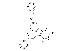 2-(6,8-diketo-3-phenyl-4,9-dihydropurino[8,7-c][1,2,4]triazin-1-yl)acetic Acid Benzyl Ester