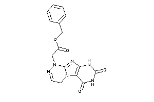 2-(6,8-diketo-4,9-dihydropurino[8,7-c][1,2,4]triazin-1-yl)acetic Acid Benzyl Ester