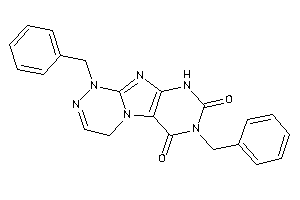 1,7-dibenzyl-4,9-dihydropurino[8,7-c][1,2,4]triazine-6,8-quinone