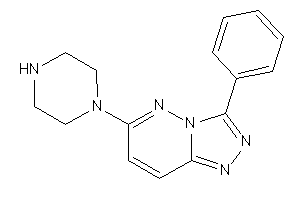 3-phenyl-6-piperazino-[1,2,4]triazolo[3,4-f]pyridazine