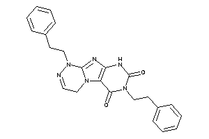 1,7-diphenethyl-4,9-dihydropurino[8,7-c][1,2,4]triazine-6,8-quinone