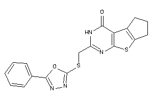 [(5-phenyl-1,3,4-oxadiazol-2-yl)thio]methylBLAHone