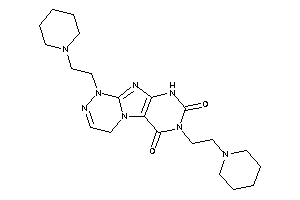 1,7-bis(2-piperidinoethyl)-4,9-dihydropurino[8,7-c][1,2,4]triazine-6,8-quinone