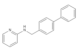 (4-phenylbenzyl)-(2-pyridyl)amine