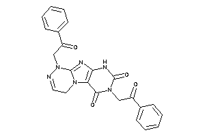 1,7-diphenacyl-4,9-dihydropurino[8,7-c][1,2,4]triazine-6,8-quinone