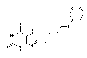 8-[3-(phenylthio)propylamino]-7H-xanthine