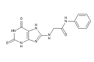 2-[(2,6-diketo-3,7-dihydropurin-8-yl)amino]-N-phenyl-acetamide