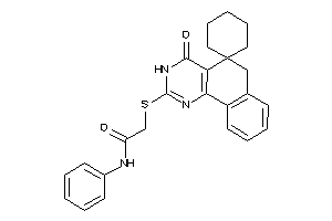 2-[(4-ketospiro[3,6-dihydrobenzo[h]quinazoline-5,1'-cyclohexane]-2-yl)thio]-N-phenyl-acetamide