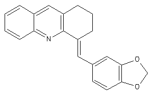 4-piperonylidene-2,3-dihydro-1H-acridine