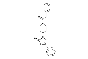 5-phenyl-3-[1-(2-phenylacetyl)-4-piperidyl]-1,3,4-oxadiazol-2-one