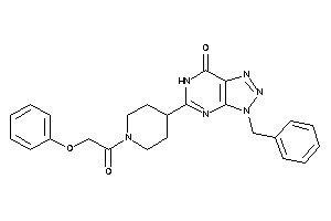 Image of 3-benzyl-5-[1-(2-phenoxyacetyl)-4-piperidyl]-6H-triazolo[4,5-d]pyrimidin-7-one