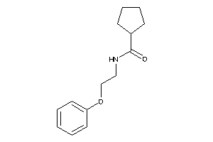 Image of N-(2-phenoxyethyl)cyclopentanecarboxamide