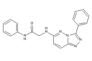 N-phenyl-2-[(3-phenyl-[1,2,4]triazolo[3,4-f]pyridazin-6-yl)amino]acetamide