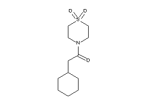 2-cyclohexyl-1-(1,1-diketo-1,4-thiazinan-4-yl)ethanone