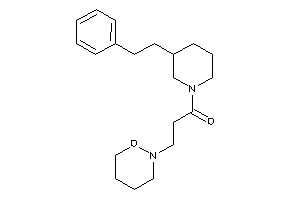 3-(oxazinan-2-yl)-1-(3-phenethylpiperidino)propan-1-one