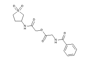 2-benzamidoacetic Acid [2-[(1,1-diketothiolan-3-yl)amino]-2-keto-ethyl] Ester