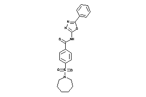 4-(azepan-1-ylsulfonyl)-N-(5-phenyl-1,3,4-oxadiazol-2-yl)benzamide