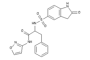 N-isoxazol-3-yl-2-[(2-ketoindolin-5-yl)sulfonylamino]-3-phenyl-propionamide