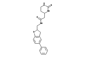 N-[(5-phenylcoumaran-2-yl)methyl]-2-(2-thioxohexahydropyrimidin-4-yl)acetamide