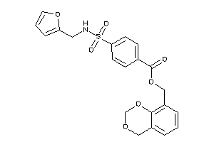 4-(2-furfurylsulfamoyl)benzoic Acid 4H-1,3-benzodioxin-8-ylmethyl Ester