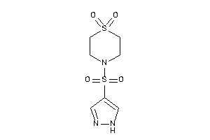 4-(1H-pyrazol-4-ylsulfonyl)-1,4-thiazinane 1,1-dioxide