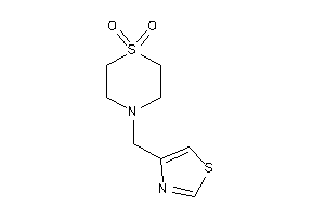 4-(thiazol-4-ylmethyl)-1,4-thiazinane 1,1-dioxide